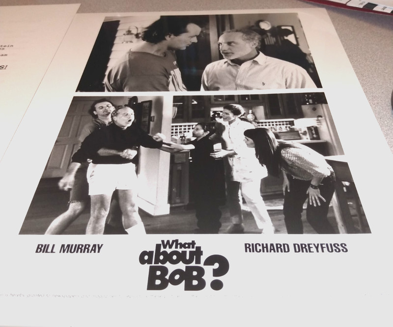 Touchstone Home Video What About Bob Bill Murray Dreyfuss press packet + photo