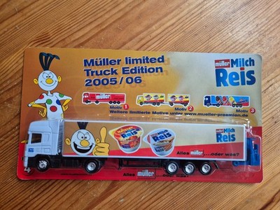 1:87 - Scania Sattelzug ''Müller Milchreis'' Werbetruck in OVP