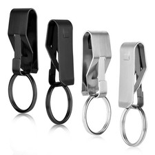 4pcs Belt Key Clip Key Chain, Belt Security Metal Key Holder for Car Keys Key Ch