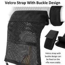 Shell Catcher Zippered Bottom Nylon Brass Collector Mesh Heat Resistant Black US