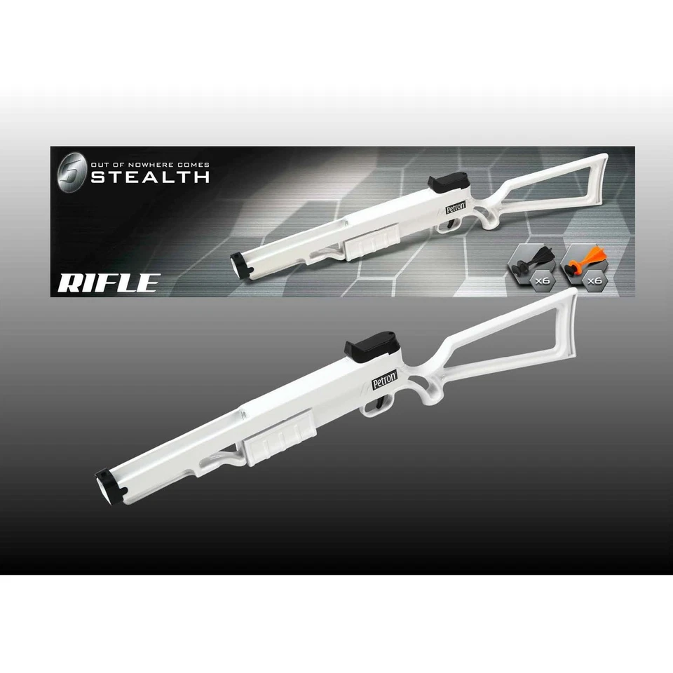 Petron S162/3 "STEALTH" Sport Pump Action Gewehr mit 12 Pfeilen, weiß (1 Stück)