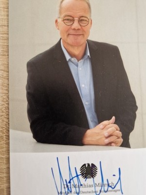 Matthias Miersch Autogrammkarte, ca. 10x15 cm