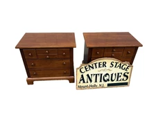 67190 Pair Stanley Furniture Cherry Nightstand End Table s