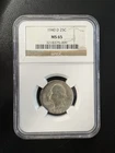 1940-D 25C Washington Silver Quarter NGC MS65