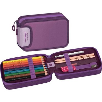 BRUNNEN Federmäppchen befüllt s'maepp Sweet Colour Code lila 34-teilig, 20,0...