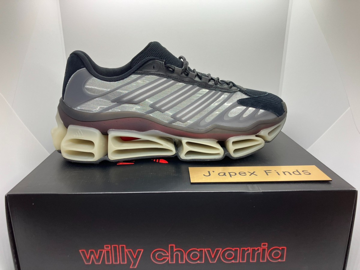 adidas Megaride AG x Willy Chavarria KJ2048 Core Black Putty Grey