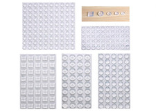 272-Pack Clear Self-Adhesive Cabinet Door Bumpers,Sound Dampening Furniture Pads