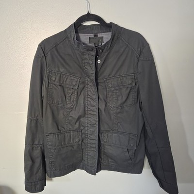 Vince Modern Unisex Field Jacket - 100% Cotton - Lined - Utility  - Black - L