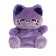 Palm Pals Collection - 5" Ube Meowchi Stuffed Animal Plush Soft, Fluffy Touch