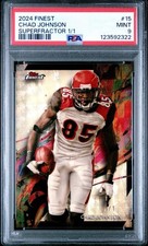 Marketplace image: 2024 Topps Finest -  Chad Johnson #15 SuperFractor 1/1 PSA 9