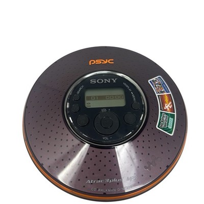 Sony PSYC MP3 ATRAC Portable CD Player CD Walkman Purple D-NE320