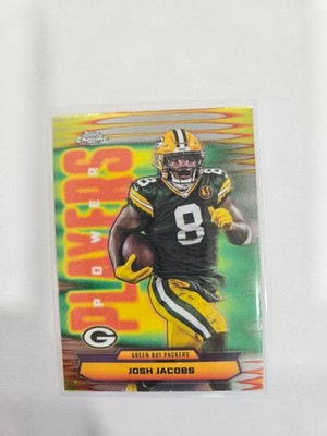 Topps Chrome 2025 Power Players Refractor Josh Jacobs #PP-20 Packers