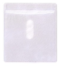 CD Double-sided Plastic Sleeve White Lot