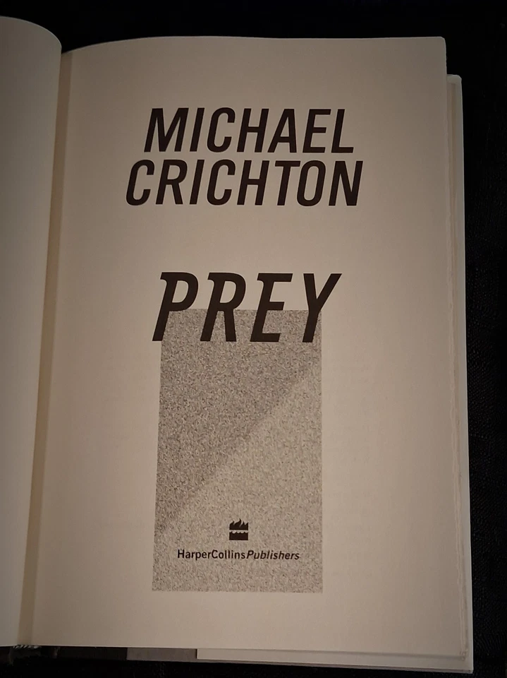 Michael Crichton - PREY - 1st  Edition / First Printing — Inscribed Foto 4 de 4