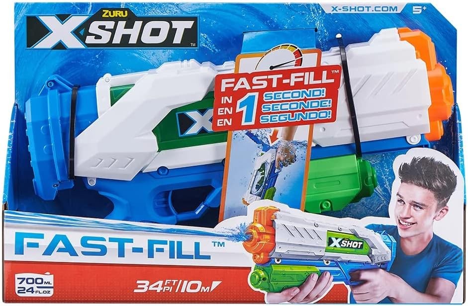 X-Shot Water Warfare Fast-Fill Water Blaster by ZURU 4990₽