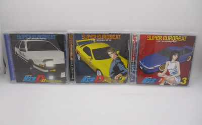 CD SUPER EUROBEAT Präsentiert INITIAL D SELECTION 1 2 3 3CDs Set Japan Import