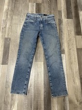 AG Adriano Goldschmied Isabelle High Rise Straight Leg Jeans Women  s Size 25R