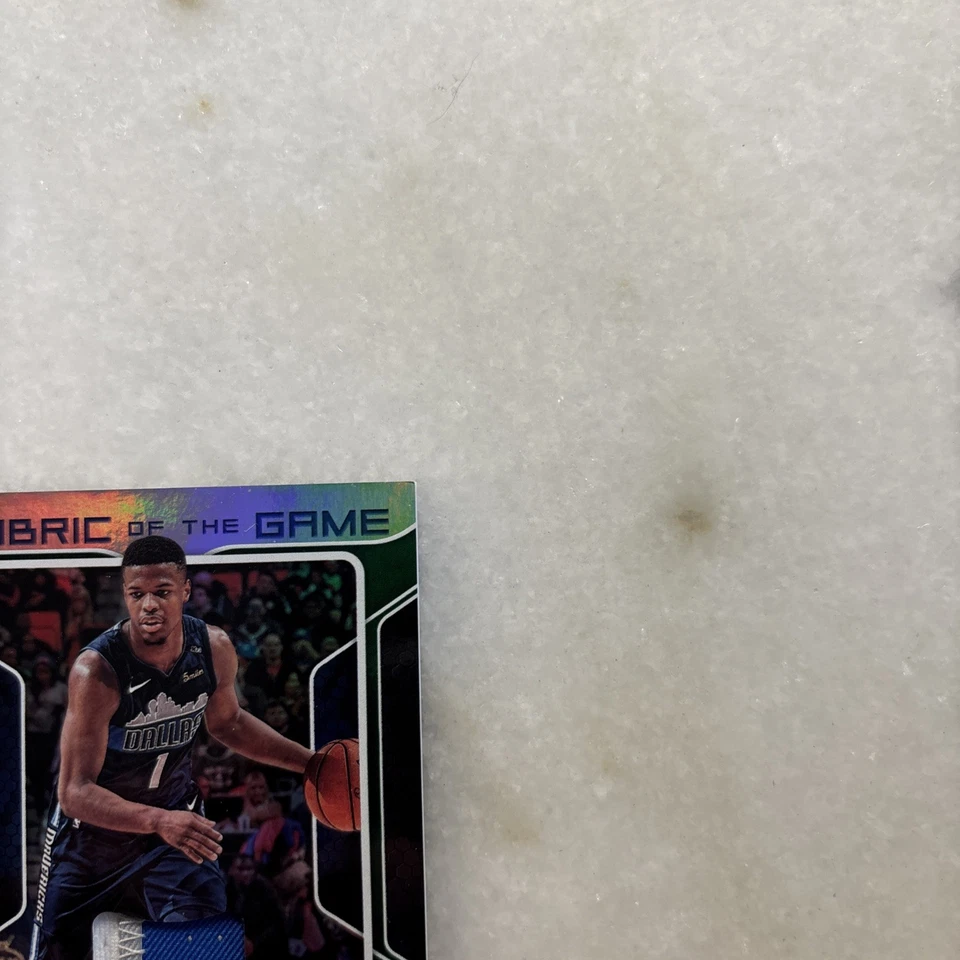 DENNIS SMITH Jr Green CERTIFIED BASKETBALL JERSEY RELIC CARD 1/5 Game Worn SSP - Image 4 of 4