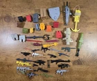 VTG 47 Pc. Action Figure Accessory Lot, G.I. Joe & Various Franchises, Preowned