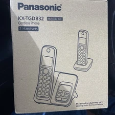 Panasonic KX-TGD832 Metallic Black Cordless Digital Answering System