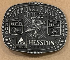Vintage 2004 Hesston National Finals Rodeo NFR - Youth Size Belt Buckle