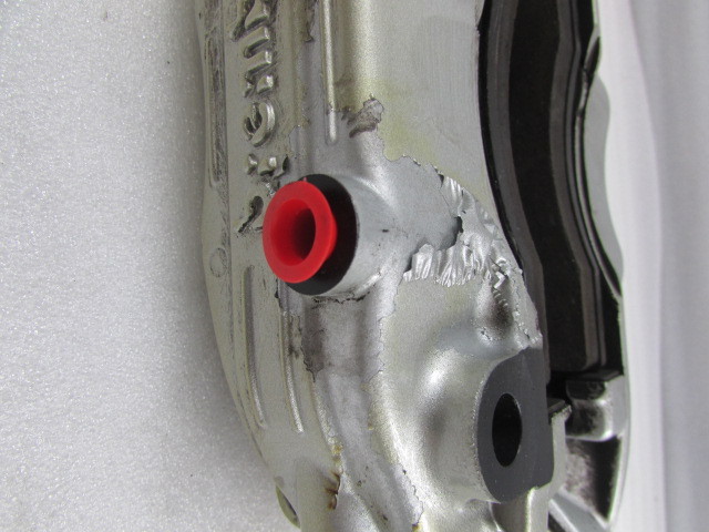Lamborghini Gallardo, LH Rear Brake Caliper, Silver, Used, P/N 400615405L
