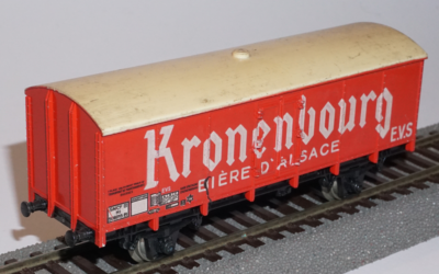 Jouef: covered wagon Habis SNCF Spanghero ref. 6724 Jouef: covered wagon Habis SNCF Spanghero ref. 6724