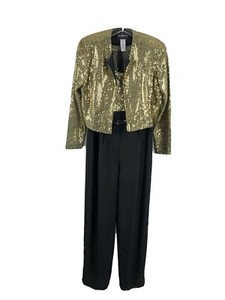 gold disco jumpsuit