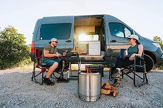 Solo Stove Ranger 2.0, Smokeless Fire Pit | Wood Burning Fireplaces with Removab