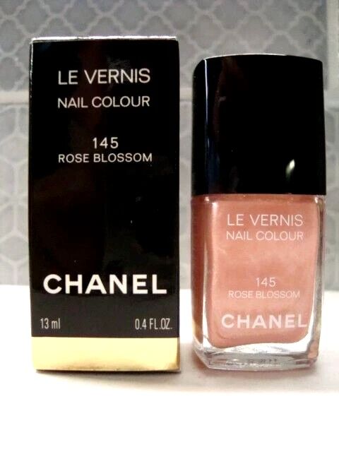 NEW AUTH Chanel Le Vernis ROSE BLOSSOM 145 Nail Colour varnish 13ML RARE BOXED