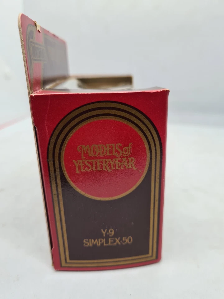 MATCHBOX MODELS OF YESTERYEAR DIECAST VEHICLE Y-9 SIMPLEX-50 New Vintage IN BOX - Image 4 of 4