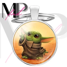 Mandalorian Baby Yoda Keychain Fob Ring Home Car Truck Pendant REACHED FOR IT