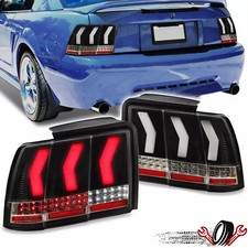 Led Tail Lights Sequential Turn Signal Set For Ford Mustang 1999-2004 Leftright