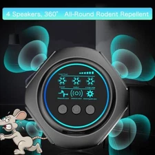 360° Ultrasonic Repellent Pest Rat Mice Rodent Repeller Electronic Control Home