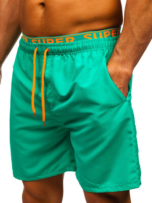 Shorts Badehose Schwimmshort Schwimmhose Badeshorts Sport Herren BOLF Aufdruck
