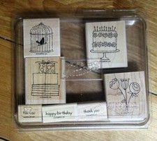 Rubber Stamps Stamp in' Up Happy Moments Rubber Stamp Set