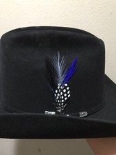 STETSON GENUINE CLASSIC COWBOY HAT FEATHER