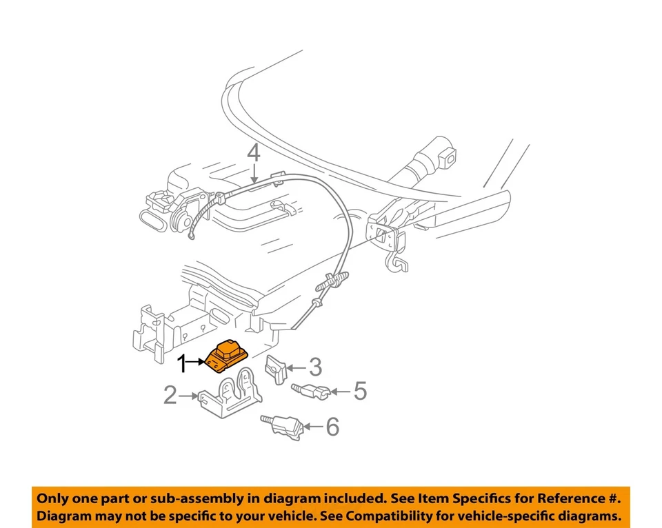 Módulo de control de crucero usado se adapta a: Pontiac Firebird 2000 control de crucero LH delantero f Foto 3 de 4