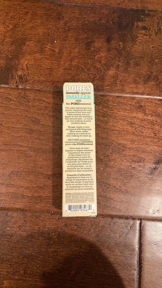 Imprimación Porefessional Benefit Cosmetics: TAMAÑO COMPLETO 0,75 OZ VENTA AUTÉNTICA Foto 2 de 2