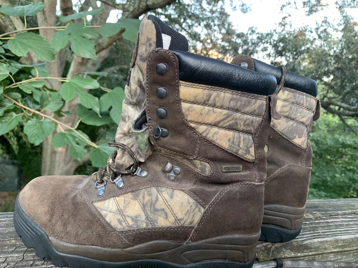 Leather hunting deals boot