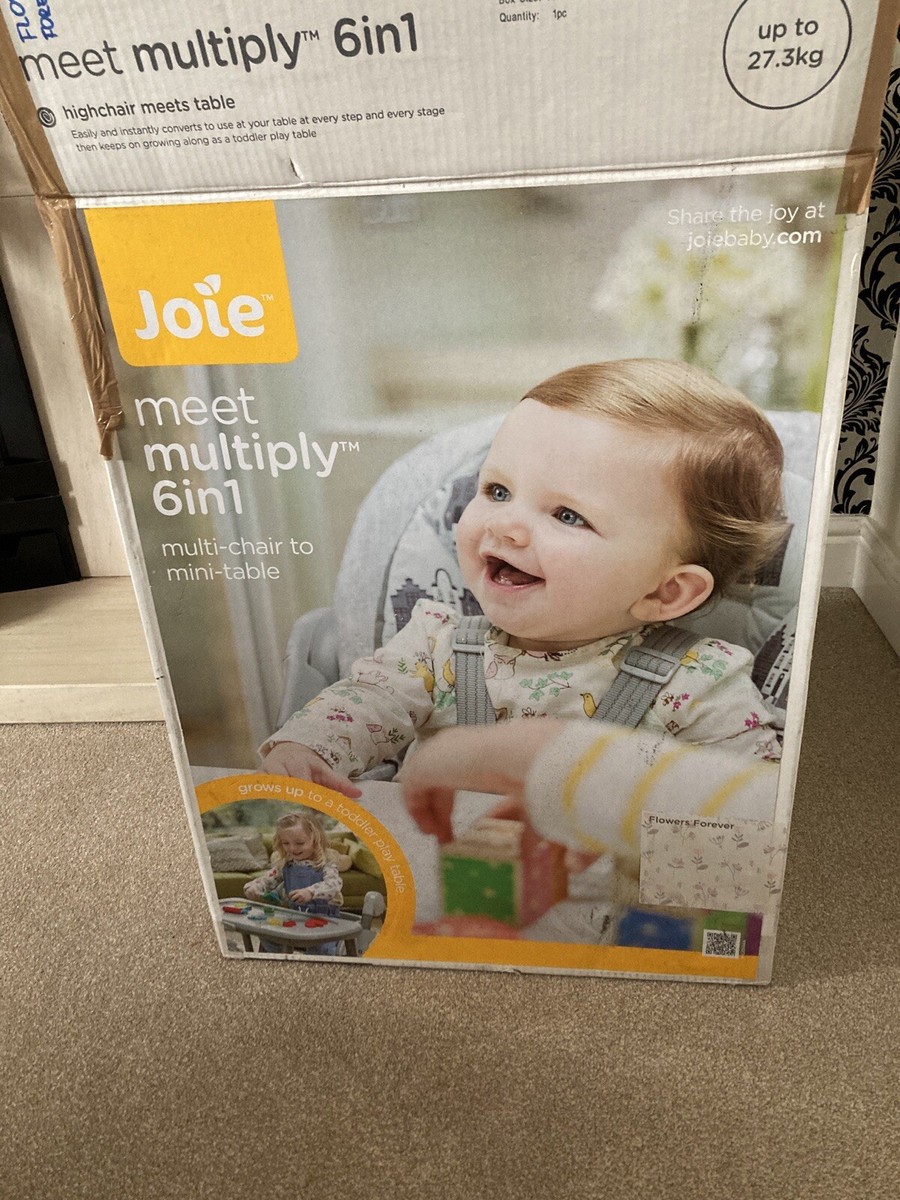Joie multiply 6in1 highchair (brand new baby insert) UK