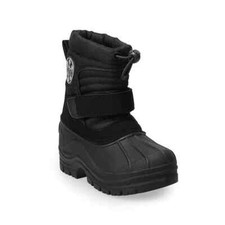 totes Taelor Toddler Boys' Waterproof Warm Winter Snow Boots Black Size 9 T
