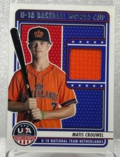 2023 Panini USA Stars & Stripes [Patch - Jersey] #U18-MC Matis Crouwel