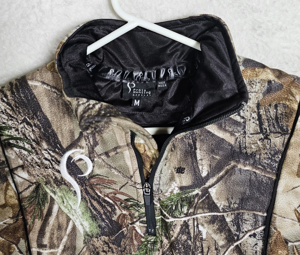 Prois Hunting Apparel Women's Camo AP Pullover Jacket Size Medium Lined Soft - Image 3 of 4