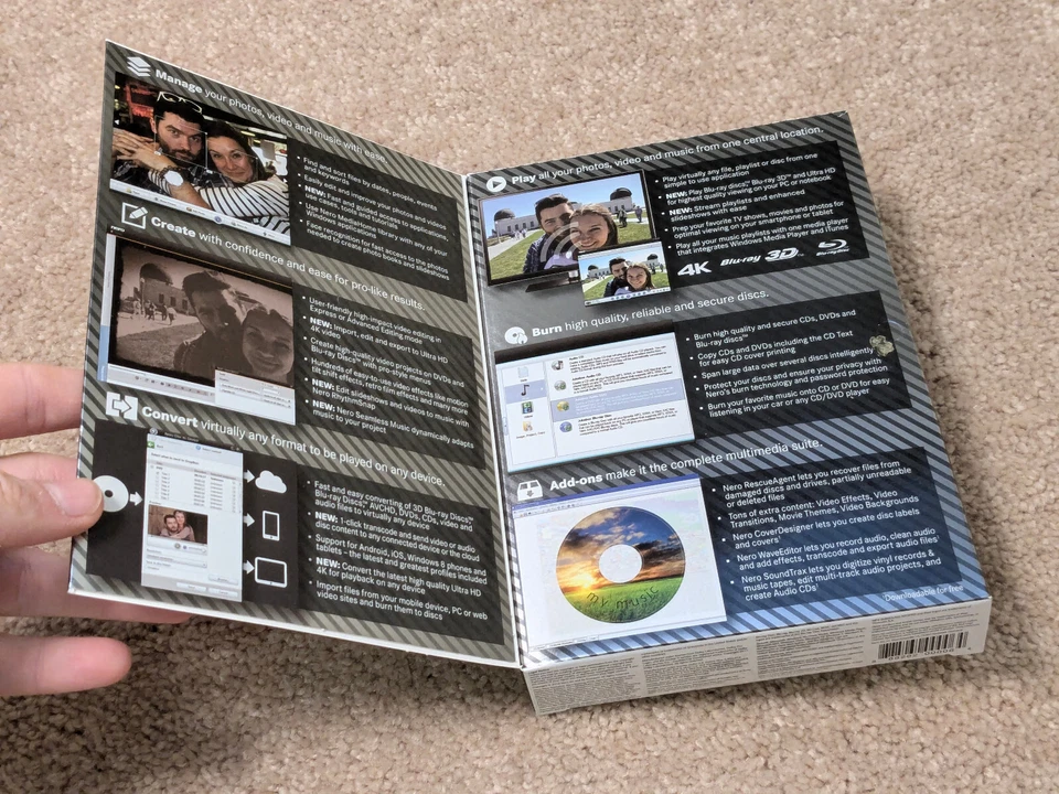 NERO 2014 PLATINUM / media software for windows 4k 3D - Image 4 of 4