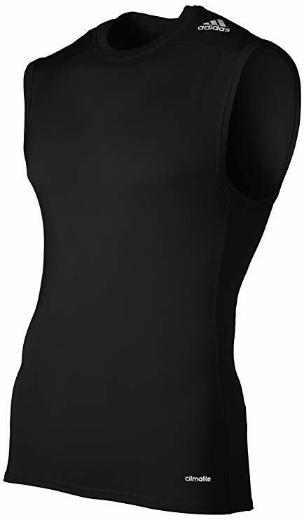 Мужская футболка без рукавов Adidas Techfit Base Layer, черный