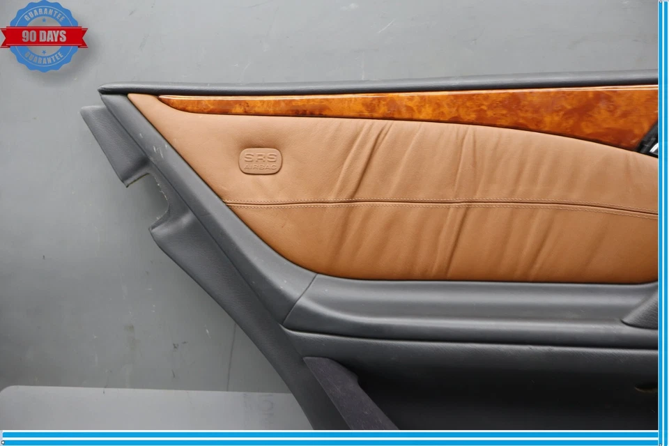 96-03 Mercede E430 E320 W210 Panel de puerta interior del conductor trasero izquierdo negro OEM Foto 4 de 4