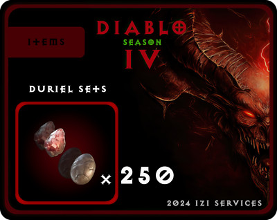 D4 Diablo 4 Season 7 Vessel of Hatred Duriel Sets 250x Summon 500/500 Eggs/Shard