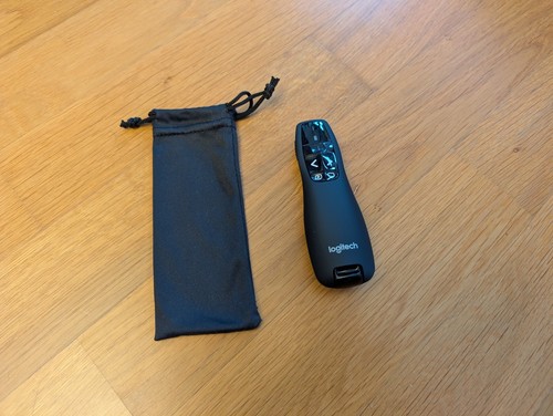 Logitech R400 Wireless Presenter Laser Presentation Remote R-R0008 810-004054 - Photo 3/3