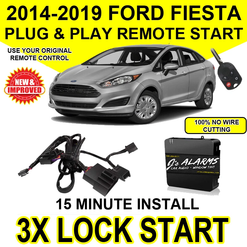 Remote Start Plug and Play Easy DIY 3X Lock For 2014 2019 Ford